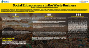 Social Entrepreneurs in the Waste Business